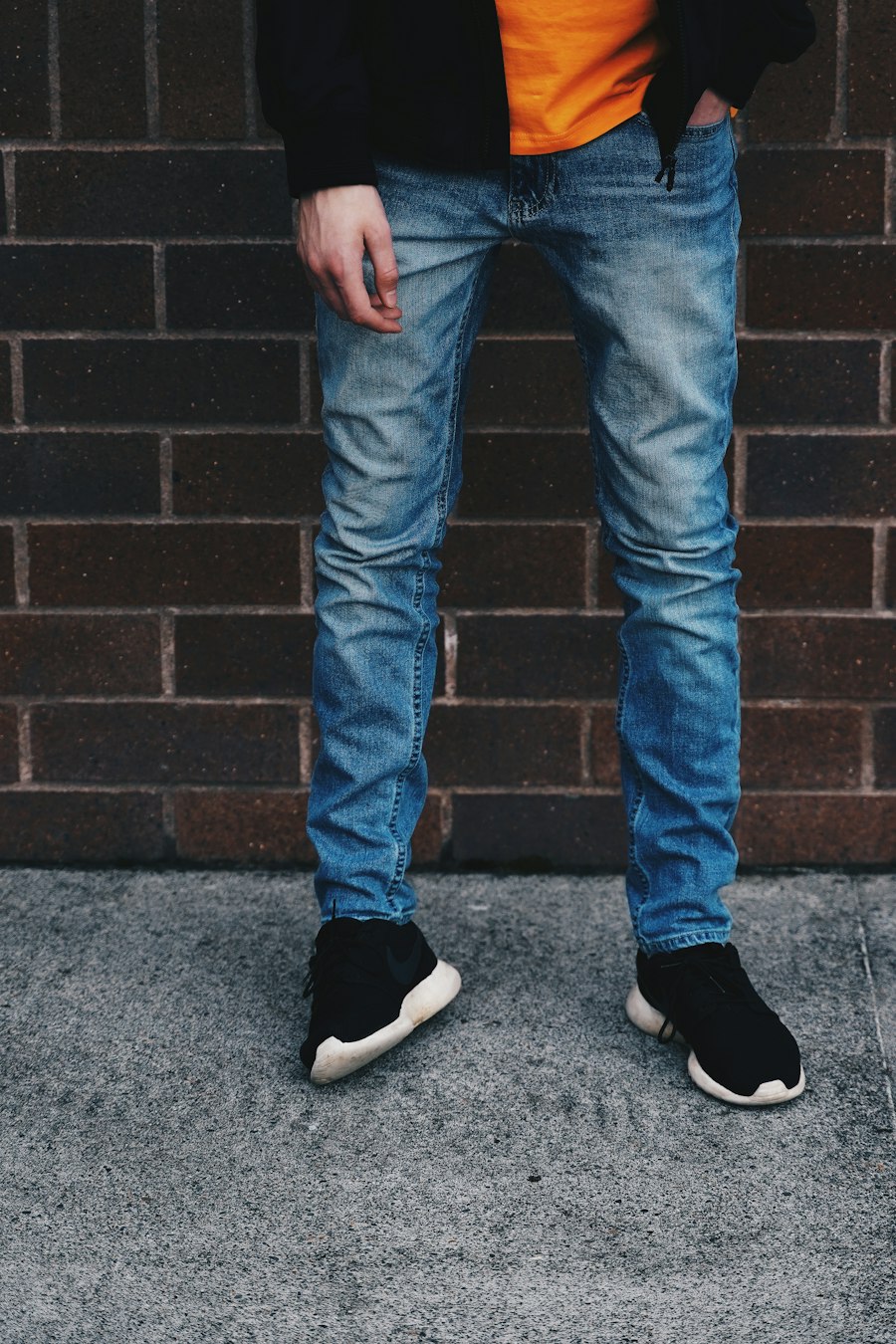 Jean recto azul
